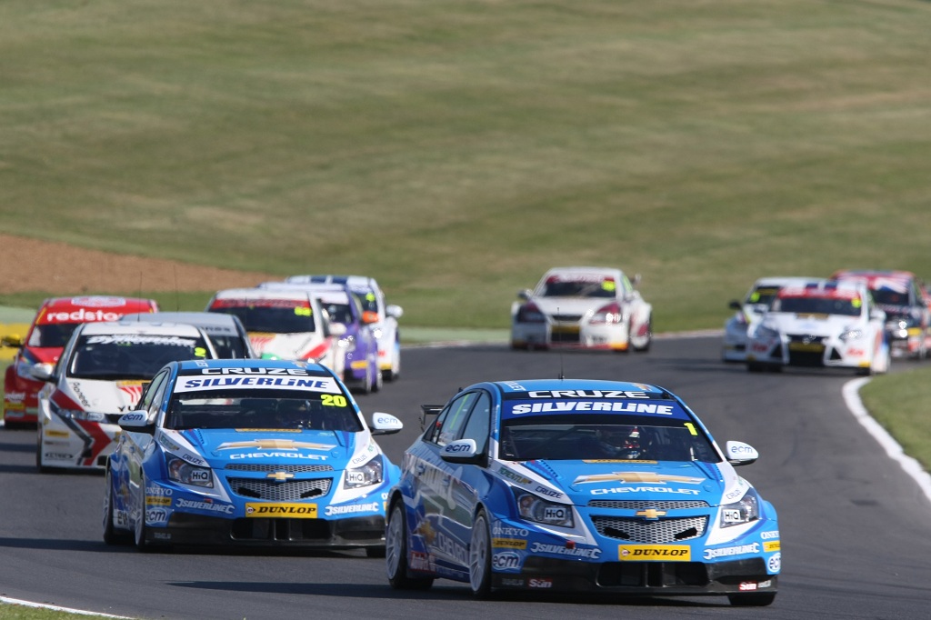 Disse biler vil vi desværre ikke se kæmpe med foran i feltet i denne sæson.
(Foto: BTCC)